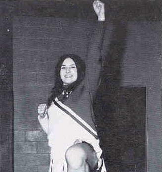Cheerleader Pam Miller